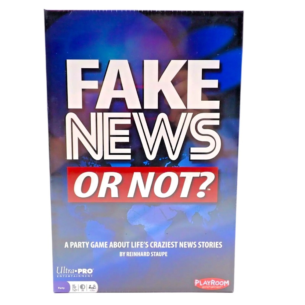 FAKE NEWS OR NOT? Trivia Board Game New Sealed Weird True News Stories